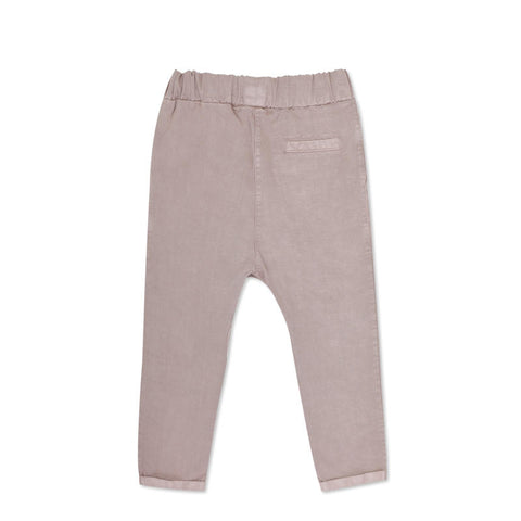 Phil&amp;Phae 2024AW Twill fold-over chino -dust- Chino pants