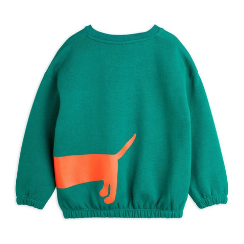 mini rodini（ミニロディーニ）DOG SP SWEATSHIRT Green　ドッグスウェットシャツ