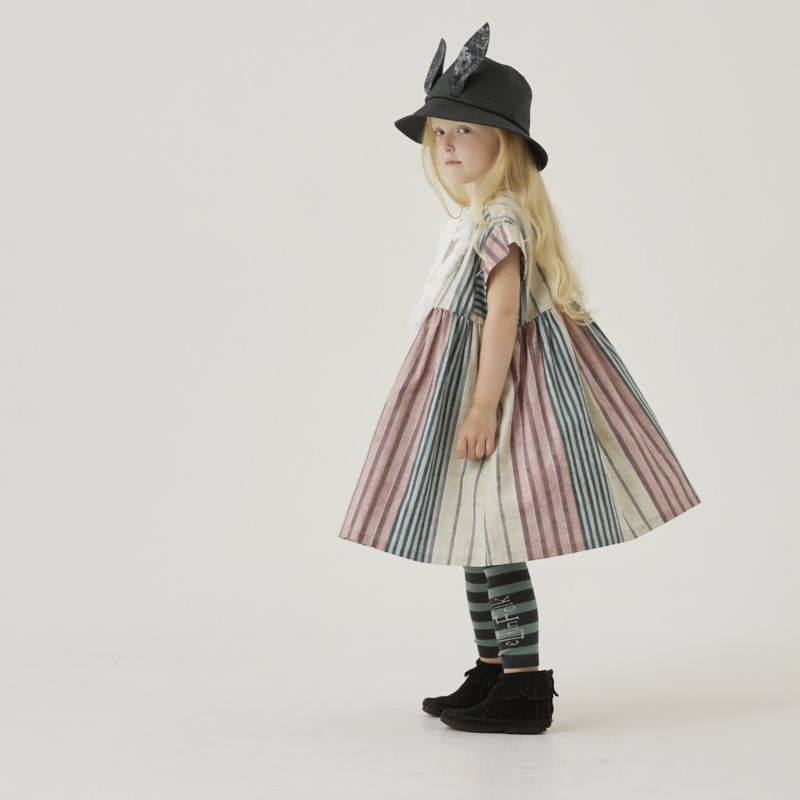 elfinFolk（エルフィンフォルク）2024SS Multi stripe Dress