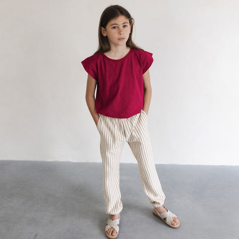 Phil&Phae（フィルアンドフェ）2025SS Boxy tee s/s raspberry   ボックスTシャツ