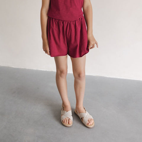 Phil&Phae（フィルアンドフェ）2025SS  Flowy skort  raspberry    スコート