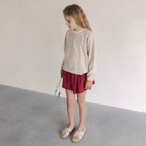 Phil&Phae（フィルアンドフェ）2025SS  Flowy skort  raspberry    スコート