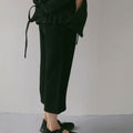 【3月中旬入荷次第お届けのご予約】anuke（アンヌーク） Back Satin Capripants 62710718.