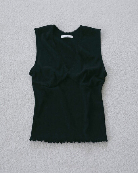 【4月中旬入荷次第お届けのご予約】anuke（アンヌーク） Vintage Patternmesh Tanktop 62710614.