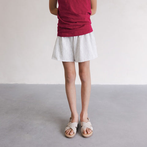 Phil&Phae（フィルアンドフェ）2025SS  Flowy skort stripes ストライプ スコート