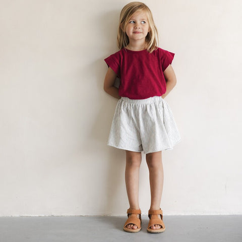 Phil&Phae（フィルアンドフェ）2025SS  Flowy skort stripes ストライプ スコート