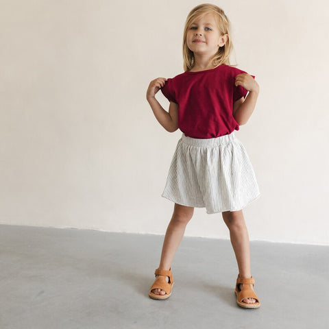 Phil&Phae（フィルアンドフェ）2025SS  Flowy skort stripes ストライプ スコート