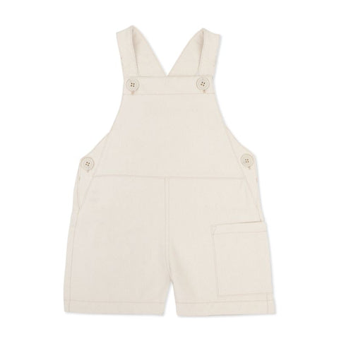 Phil&Phae（フィルアンドフェ）2025SS Undyed twill short dungarees ツイルショート　オーバーオール