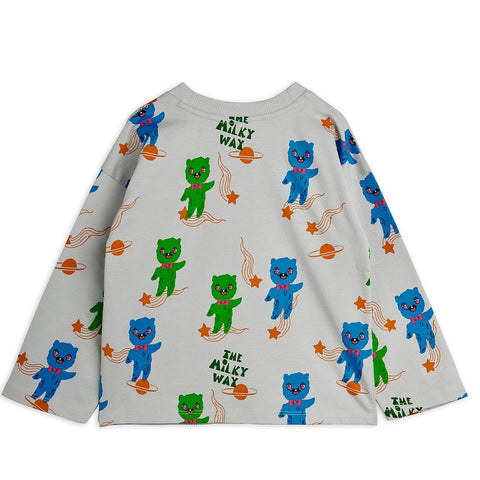 mini rodini（ミニロディーニ） 2026SS Aliens aop ls tee 長袖Tシャツ