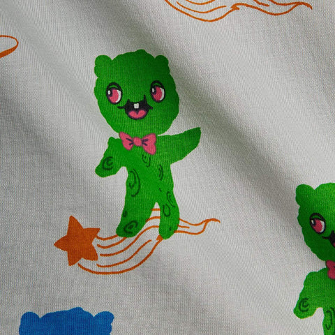 mini rodini（ミニロディーニ） 2026SS Aliens aop ls tee 長袖Tシャツ