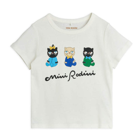 mini rodini（ミニロディーニ）Pre 2026AW Minibabies sp ss tee ミニベビー柄半袖Tシャツ