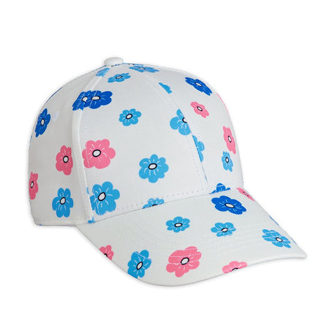 mini rodini（ミニロディーニ）Pre 2026AW  Flowers aop cap フラワー柄キャップ