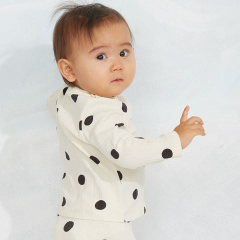【ch2】mini rodini（ミニロディーニ） 2026AW  Rabbit  long sleeve tee　 ウサギ柄 長袖Tシャツ.