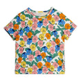 【ch1】mini rodini（ミニロディーニ） 2026AW  Floral T-shirt　花柄半袖Tシャツ.