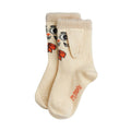【ch1】mini rodini（ミニロディーニ） 2026AW Kittens socks 子ねこ柄ベビー帽.