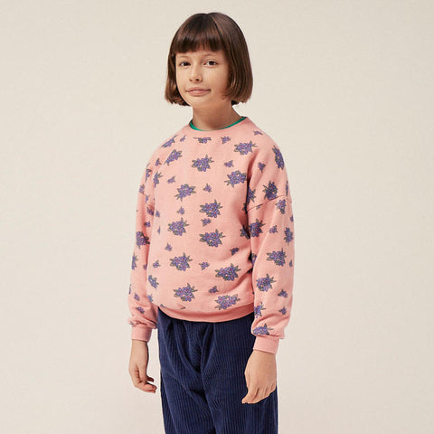 The Campamento（カンパメント） 2024AW FLOWERS OVERSIZED KIDS SWEATSHIRT　キッズスウェットシャツ