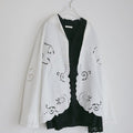 【3月下旬入荷次第お届けのご予約】anuke（アンヌーク） Cutwork Opencollar Shirts 62710419.