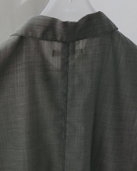 【4月下旬入荷次第お届けのご予約】anuke（アンヌーク） Woolchambray Sleeveless Shirts 62710405.
