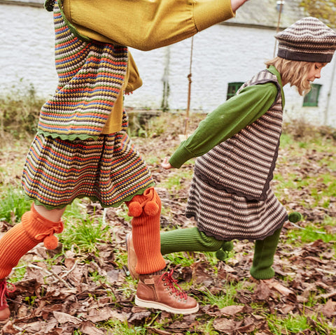 ・MABLI（マブリ） 2024AW PORTH SKIRT -UMBER- ニットスカート