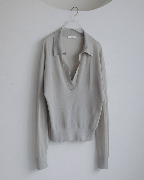 【3月上旬入荷次第お届けのご予約】anuke（アンヌーク） Sheer Skipper Knit 62710524.