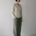 【4月下旬入荷次第お届けのご予約】anuke（アンヌーク） Woolchambray Tuck Pants 62710717.