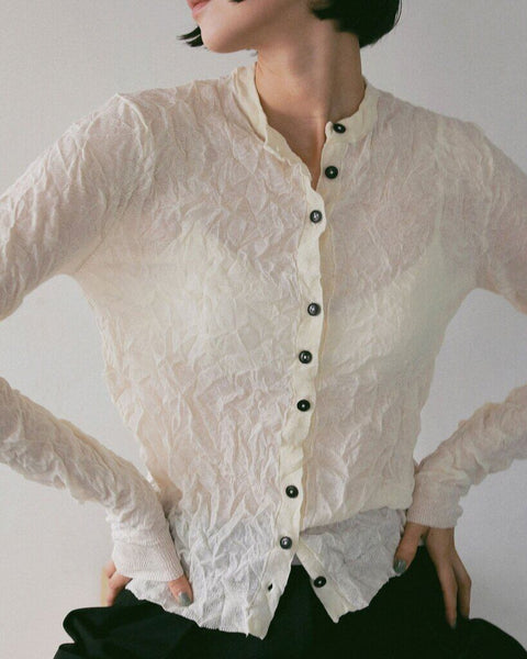 【2月中旬入荷次第お届けのご予約】anuke（アンヌーク） Washer Knit Cardigan 62710511.