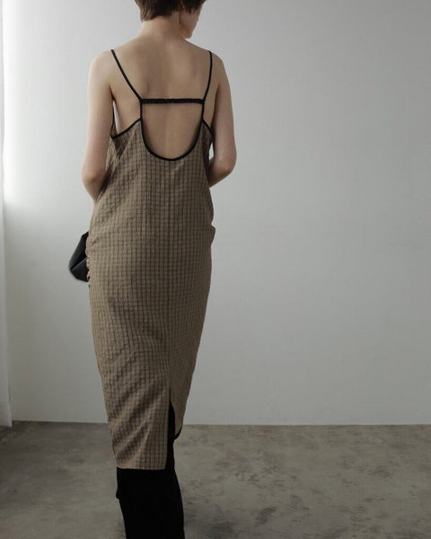 【5月上旬入荷次第お届けのご予約】anuke（アンヌーク） Suckercheck Cami Onepiece 62710303.