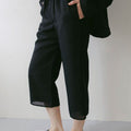 【3月中旬入荷次第お届けのご予約】anuke（アンヌーク） Tweed Mesh Capripants 62710721.