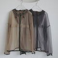 【4月上旬入荷次第お届けのご予約】anuke（アンヌーク） Tulle Zip Blouson 62710203.