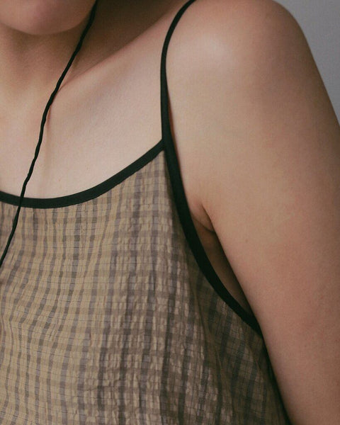 【5月上旬入荷次第お届けのご予約】anuke（アンヌーク） Suckercheck Cami Onepiece 62710303.