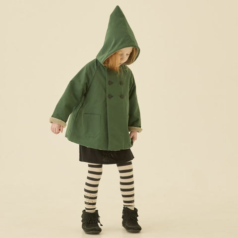 【定番】eLfinFolk （エルフィンフォルク）2024AW elf coat 撥水、裏フリースコート 90-130サイズ