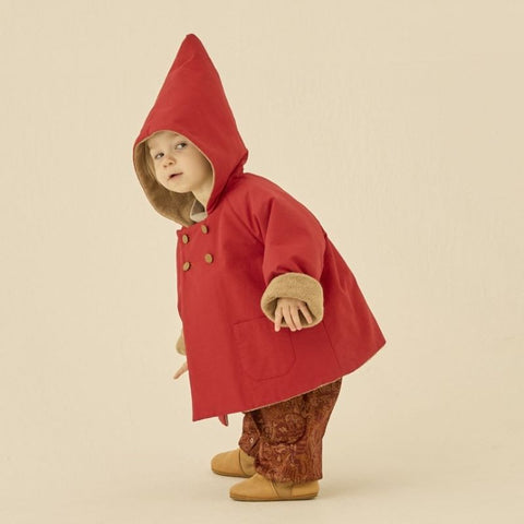 [Classic] eLfinFolk 2024AW elf coat, water-repellent, fleece-lined coat, size 90-130