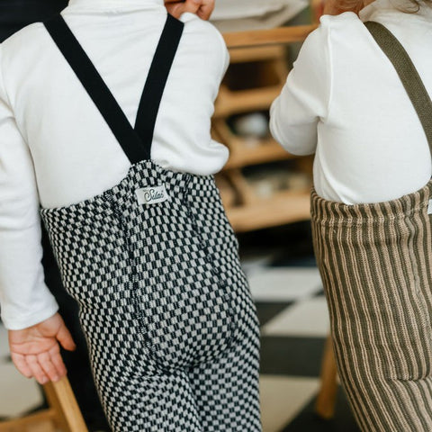 【6/12Mサイズは12/10頃入荷次第のお届け】【ネコポス不可】AC-1 Silly Silas（シリーサイラス） Footless Classic  Atelier Collection -Black×White Checked-  チェック柄 フットレス　クラシックブラック