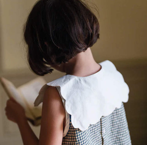 Little Cotton Clothes（リトルコットンクローズ）2026SS Scallop Collar Off White スカップカラー、付け襟