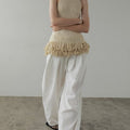 【5月中旬入荷次第お届けのご予約】anuke（アンヌーク） Americansleeve Fringe Tops 62710526.
