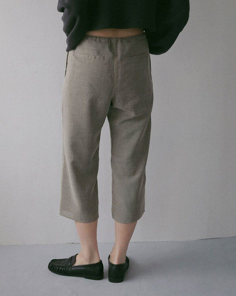 【3月中旬入荷次第お届けのご予約】anuke（アンヌーク） Tweed Mesh Capripants 62710721.