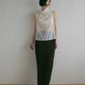 【4月下旬入荷次第お届けのご予約】anuke（アンヌーク） Sleeveless Chiffon Tops 62710624.