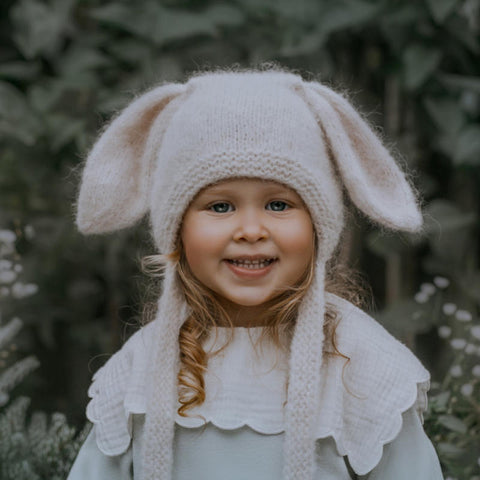 Kiddy Stuff（キディ スタッフ）   Classic bunny hat  クラシックバニーボンネット  ベビーニット帽