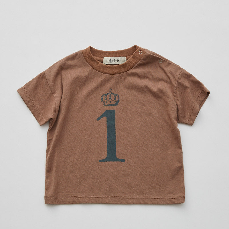 定番】elfinFolk（エルフィンフォルク） Number Tee for Birthday バースデーナンバーＴシャツ