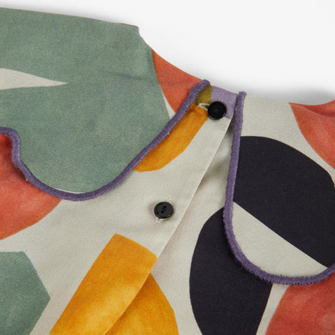 WOLF&RITA（ウルフアンドリタ） 2025AW ERCILIA GEOMETRIE jumpsuit 襟付きジャンプスーツ、ロンパース