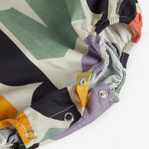 WOLF&RITA（ウルフアンドリタ） 2025AW ERCILIA GEOMETRIE jumpsuit 襟付きジャンプスーツ、ロンパース