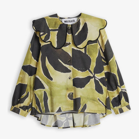 WOLF&RITA（ウルフアンドリタ） 2025AW EVA BLOUSE -tulpan- フリルテールブラウス