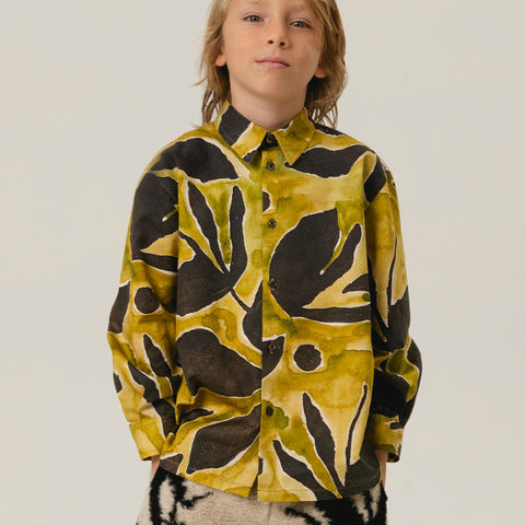 WOLF&RITA（ウルフアンドリタ） 2025AW RAUL SHIRT -tulpan- プリント長袖シャツ