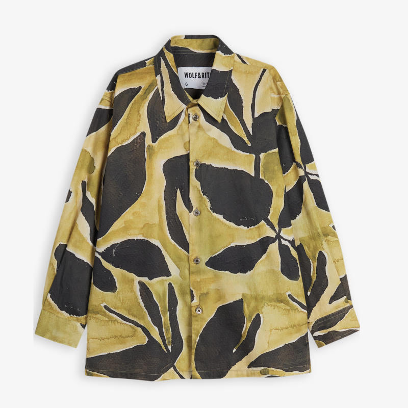 WOLF&RITA（ウルフアンドリタ） 2025AW RAUL SHIRT -tulpan- プリント