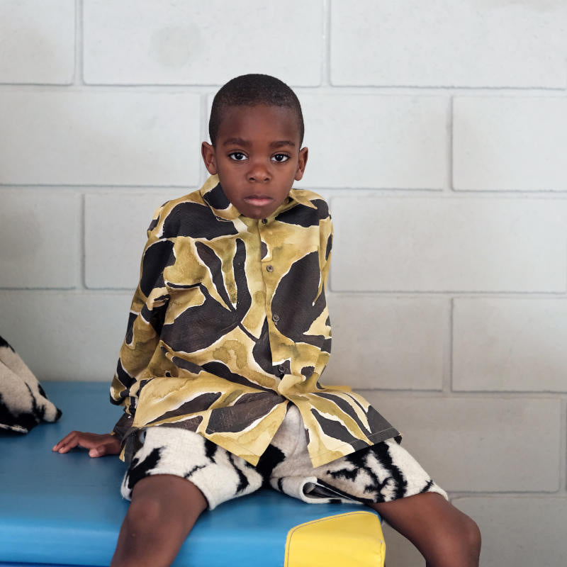 WOLF&RITA（ウルフアンドリタ） 2025AW RAUL SHIRT -tulpan- プリント