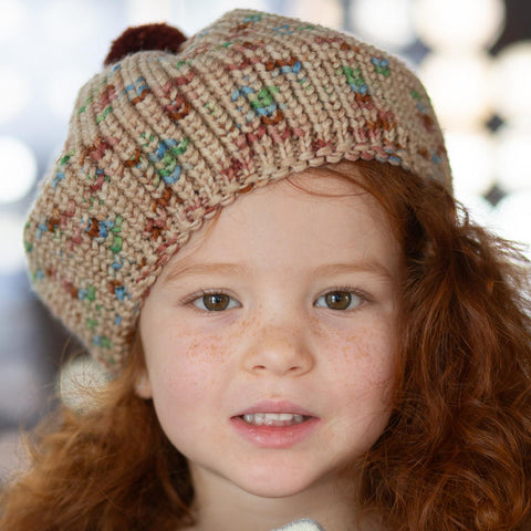 Kalinka Kids（カリンカキッズ）2024AW Kalina Beret - Marshmallow - ベレー帽