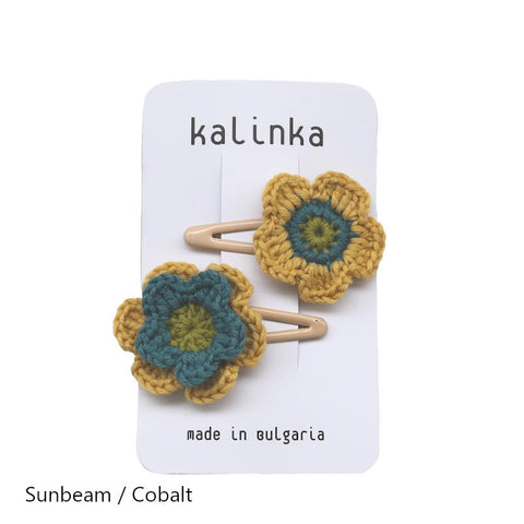 [Delivery at the end of September] Kalinka 2024AW Flower Clip Set, hair accessory