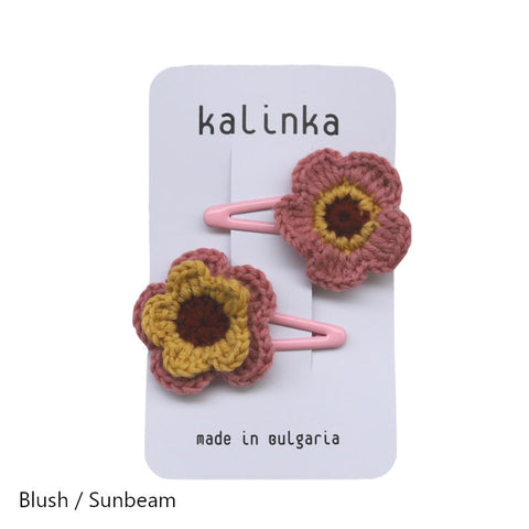 [Delivery at the end of September] Kalinka 2024AW Flower Clip Set, hair accessory