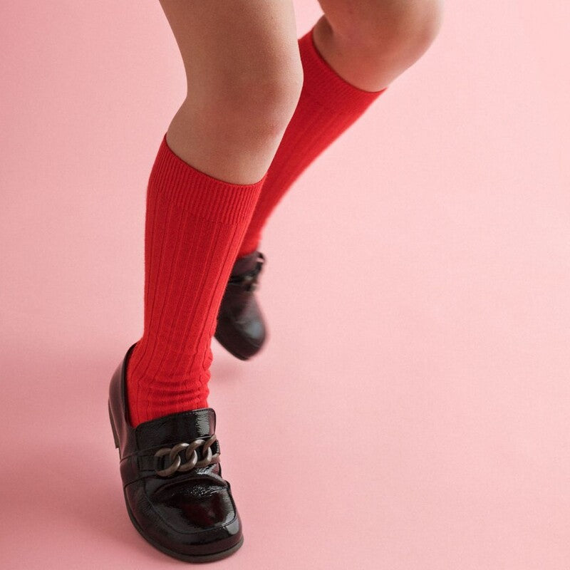 collegien コレジアン【2950】 La Haute - Ribbed Knee-high Socks