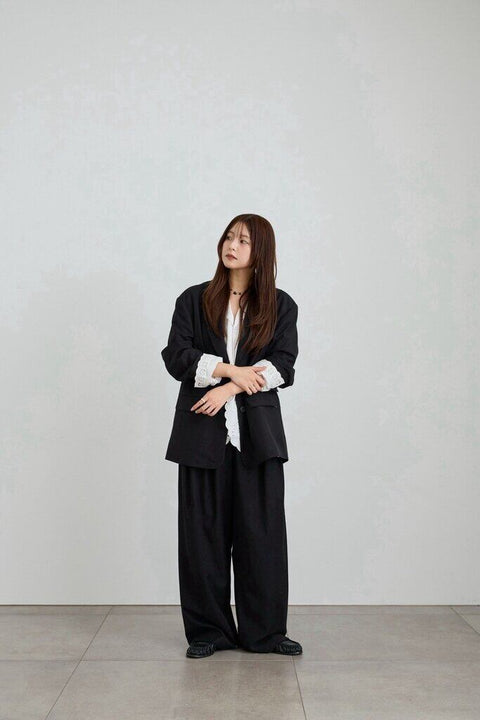 【3月下旬入荷次第お届けのご予約】anuke（アンヌーク） Cutwork Opencollar Shirts 62710419.